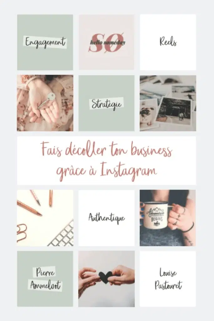 livres de Pierre Ammeloot et Louise Pasteuret du titre : Fais décoller ton business grâce à instragram