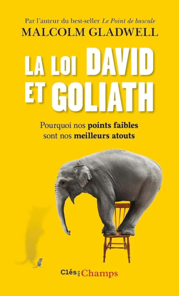 Livres sciences humaines de Malcolm Gladwell du titre : La loi de Daid et Goliath, pourquoi nos points faibles sont nos meilleurs atouts