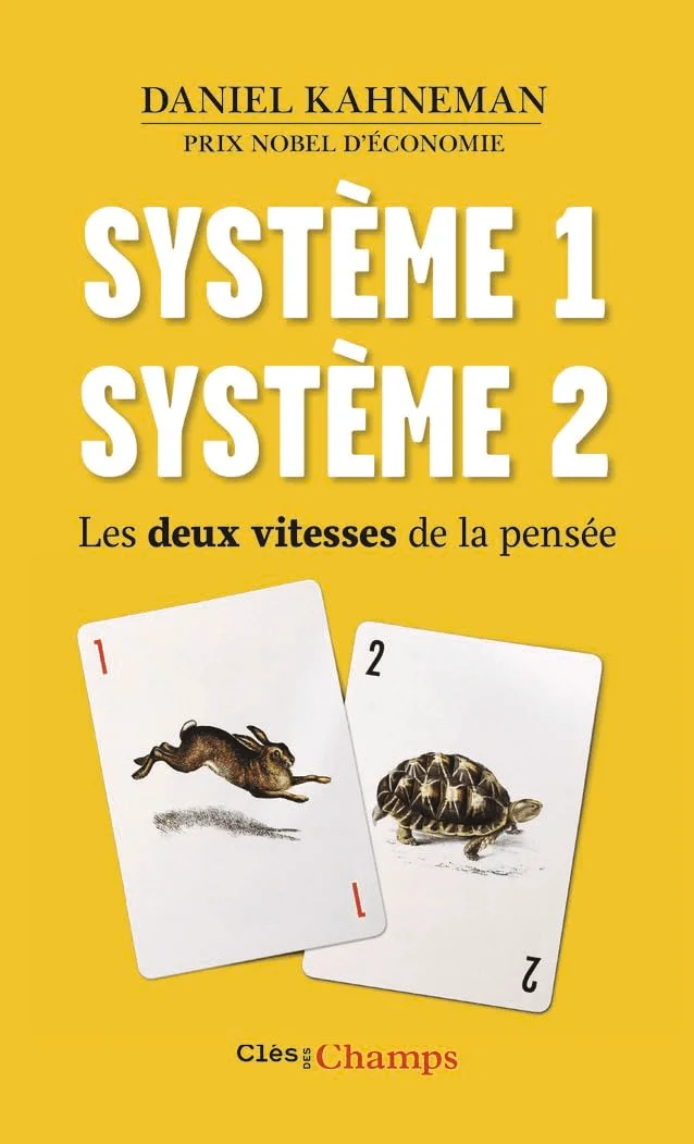 Livres sciences humaines de Daniel Kahneman du titre : Système 1, système 2, les deux vitesses de la pensée